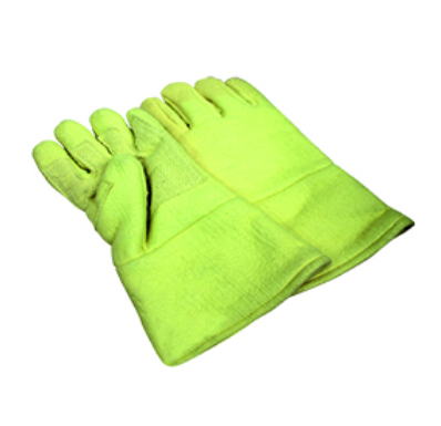 Kevlar Felt Heat Resistant Gloves Offering Strong Thermal Protection and Extended Wear for Firefighting and Welding